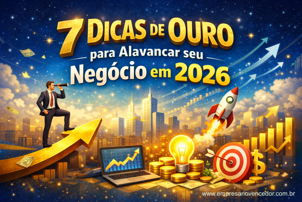 7 Dicas de Ouro para Alavancar seu Negócio em 2026 - Empresário Vencedor